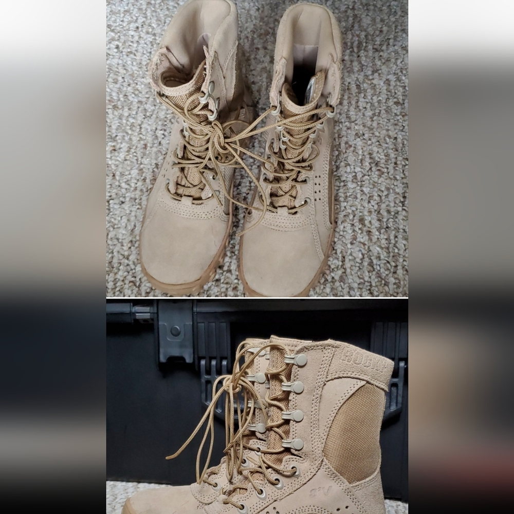 Tan boots